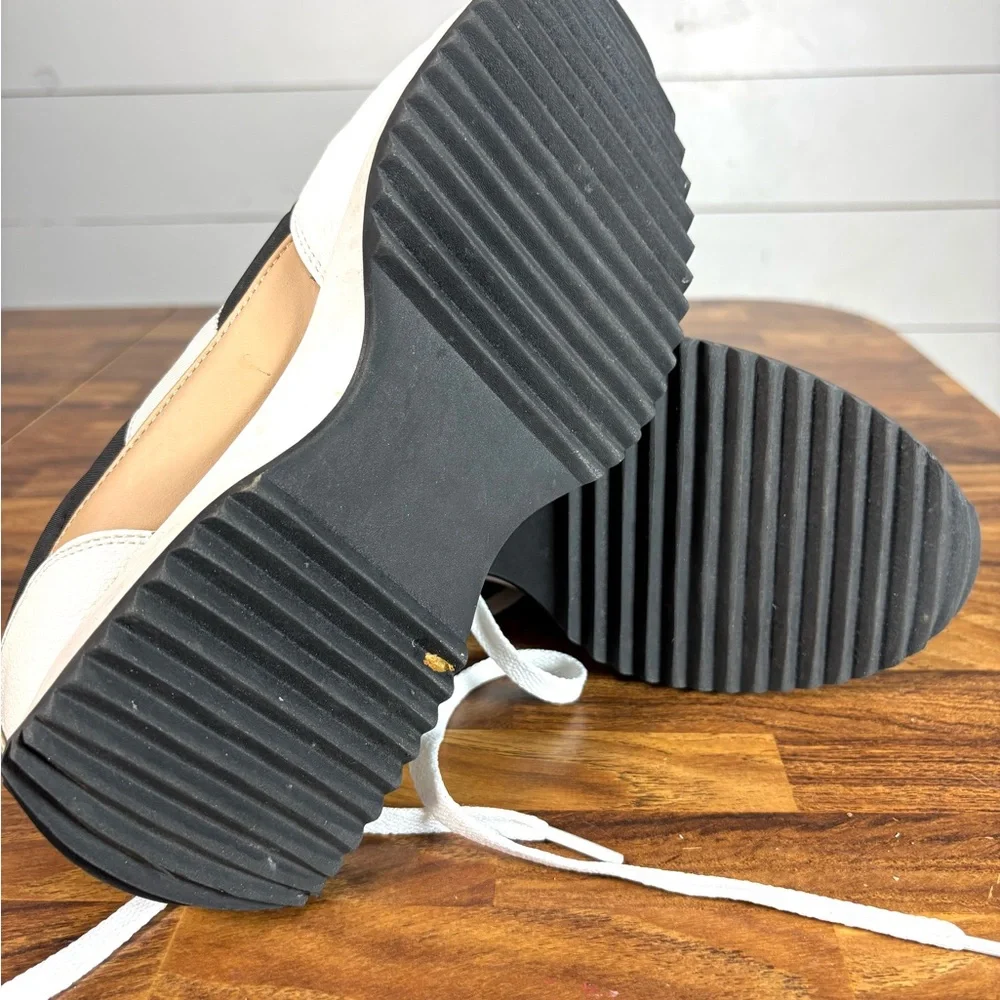 DV Dolce Vita Women’s Breela Sneakers Black White Tan Size 8.5 - Picture 9 of 9